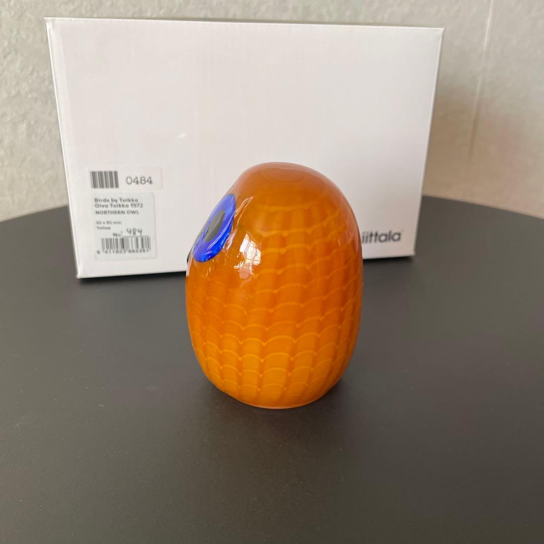 Northern Owl Yellow イッタラ バード　フクロウ