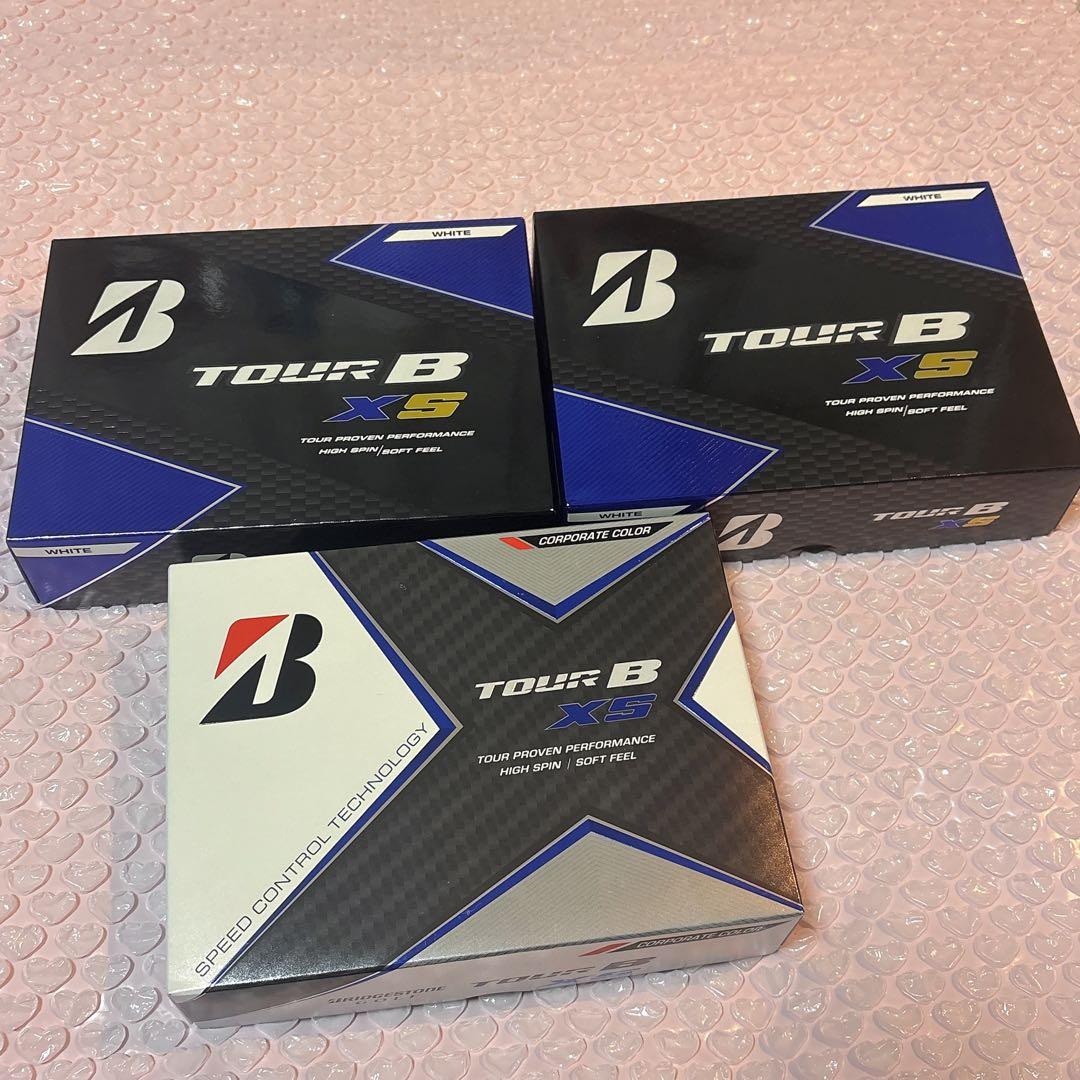 i*k様 ブリヂストン TOUR B XS ゴルフボール 3ダース(36個)セッ