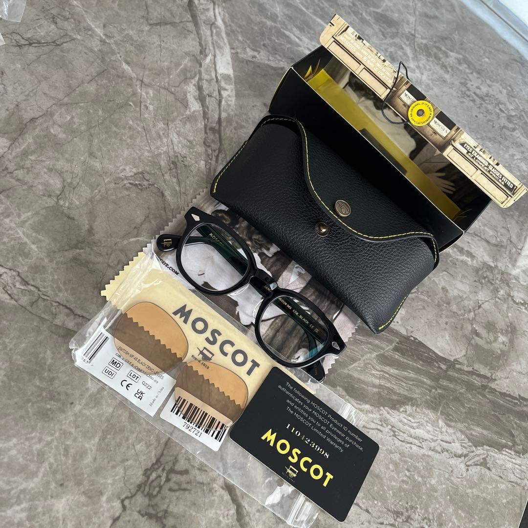 モスコット　MOSCOT レムトッシュ　ブラック　46 ノーズパッド