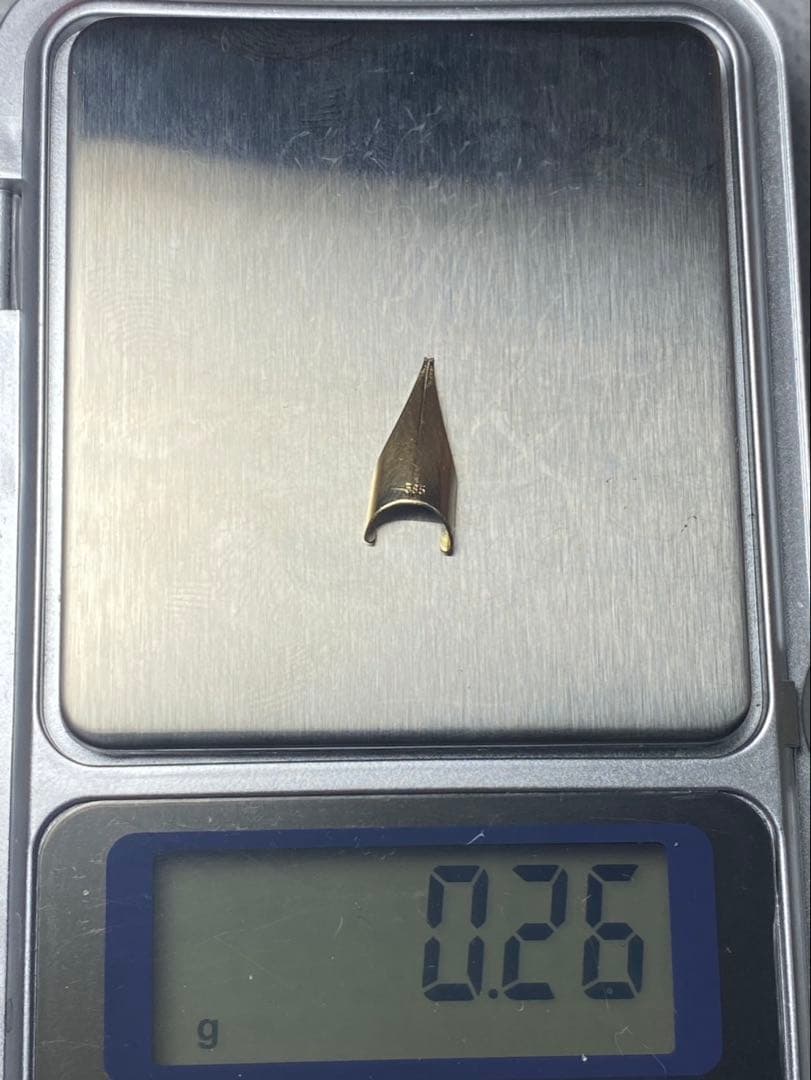 No.118 金無垢18K 0.30g 14k 0.26g 金 24K 純金