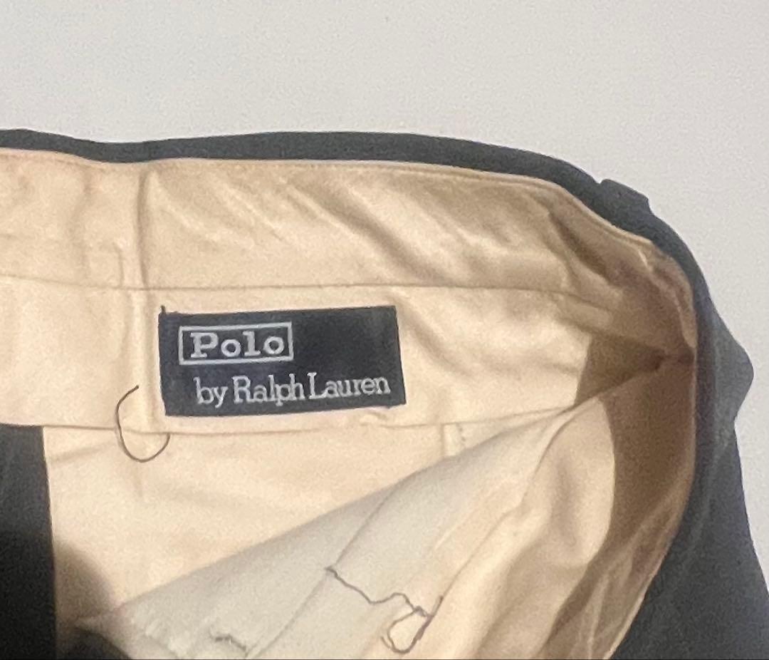 00s 90s Polo Ralph Lauren 2タックストライプスラックス