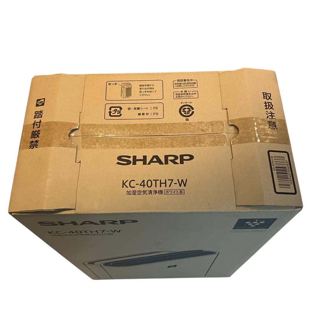 未使用品　SHARP シャープ 加湿空気清浄機 KC-40TH7-W ホワイト