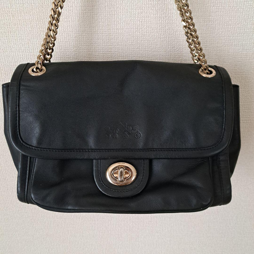 COACH レザー ショルダーバッグ