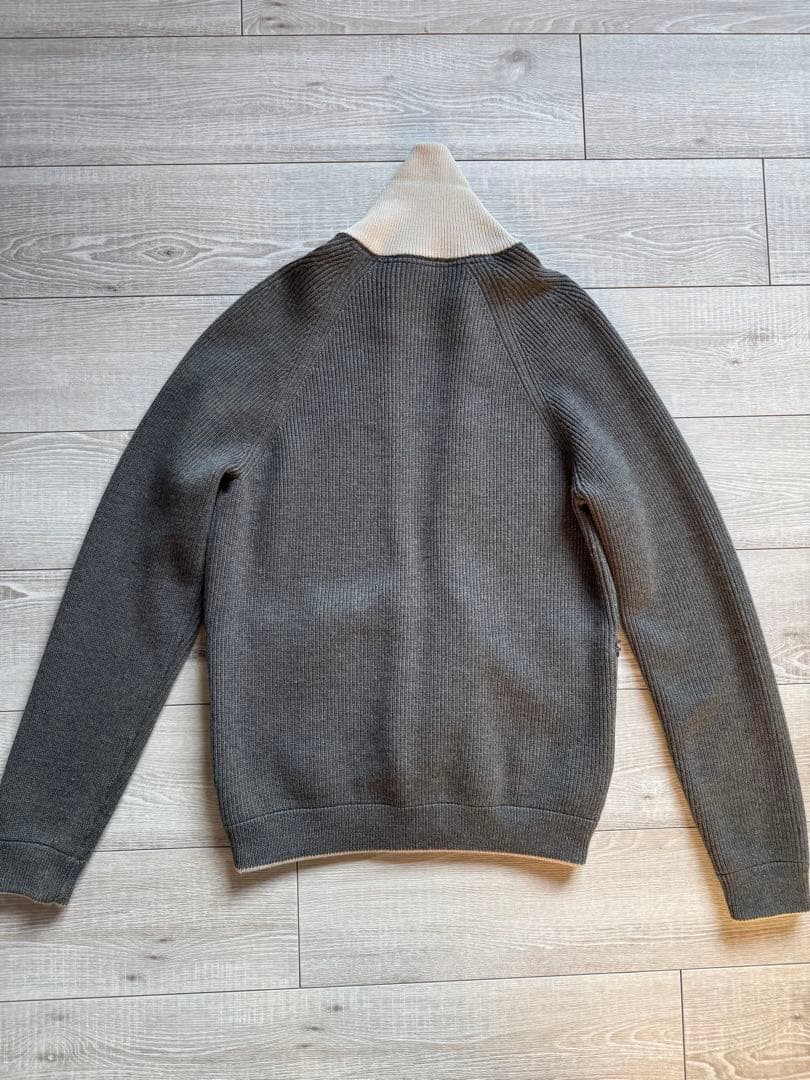 最終値下げ GUCCIグッチ ジップアップ ニットセーター
