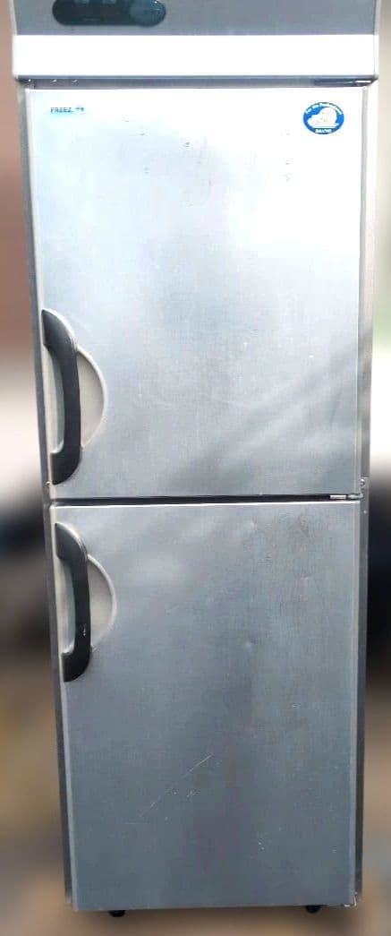 SANYO ステンレススチール 2ドア業務用冷蔵庫