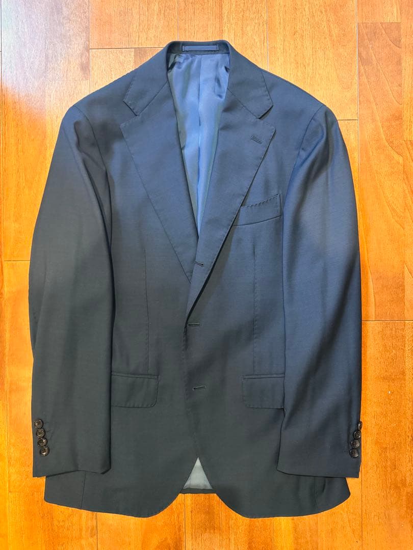 ブリッラペルイルグスト 46 スーツ ネイビー シングル ビームスエフ