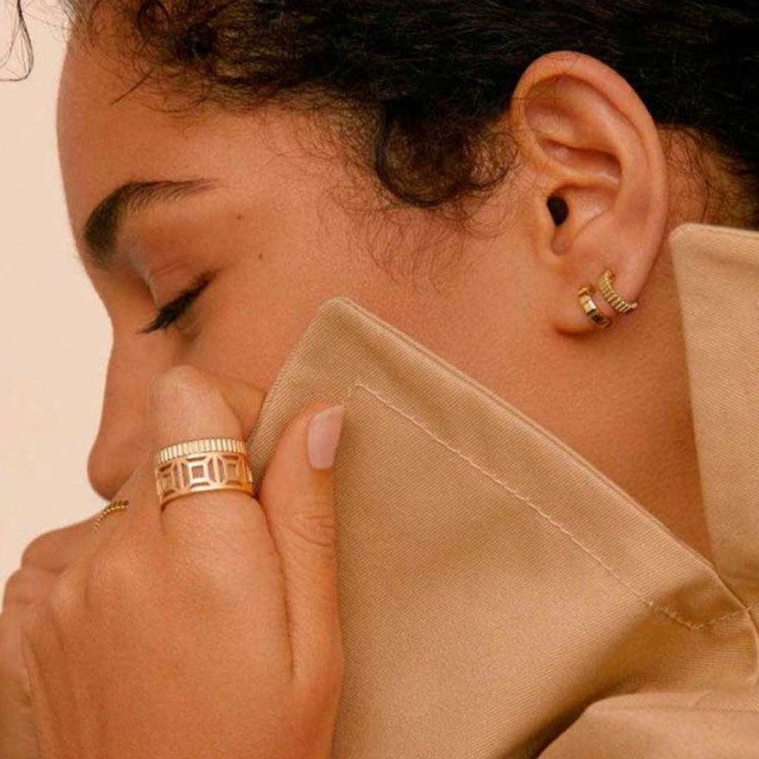 新品 ブシュロン キャトルシングルクリップイヤリング ピアス 3点セット