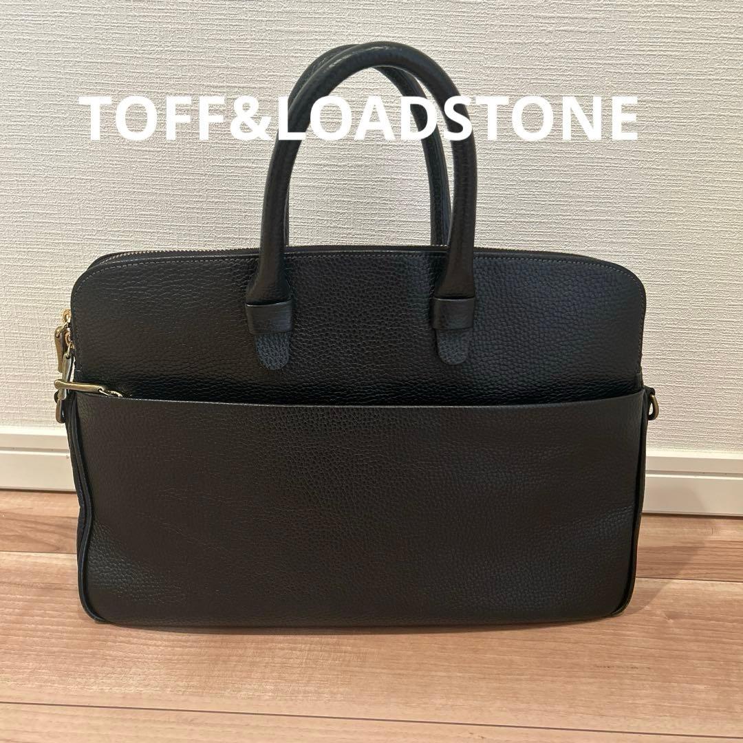 【TOFF&LOADSTONE】レディースブリーフケース 黒レザー