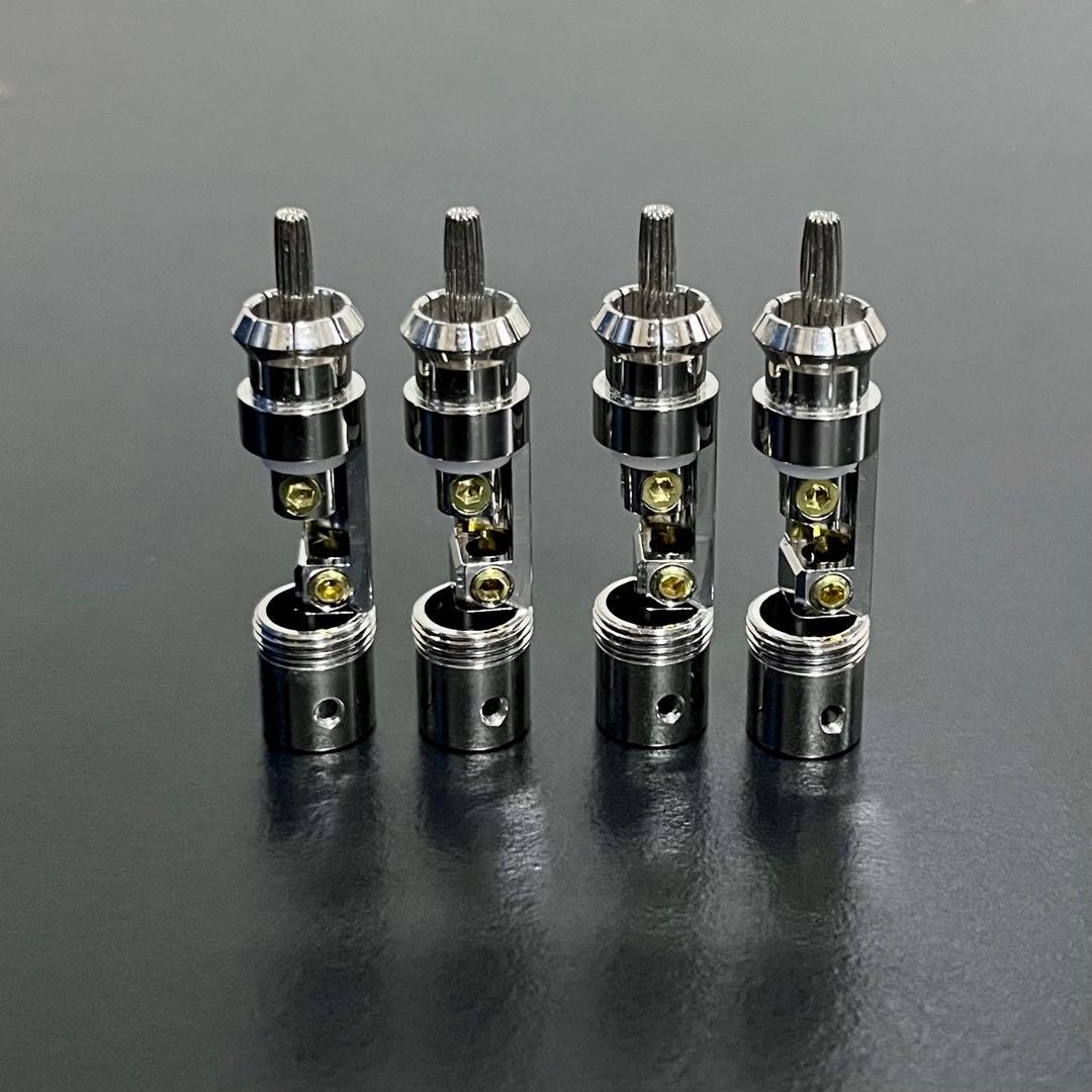 FURUTECH FP106(R) RCA ピンプラグ ロジウムメッキ 4個