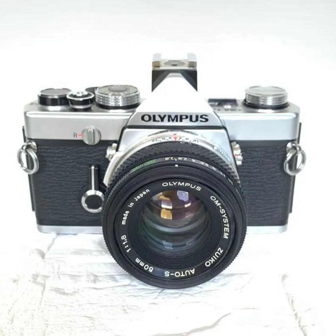【OLYMPUS】オリンパスOM-1N一眼レフカメラ 50mmレンズ付き