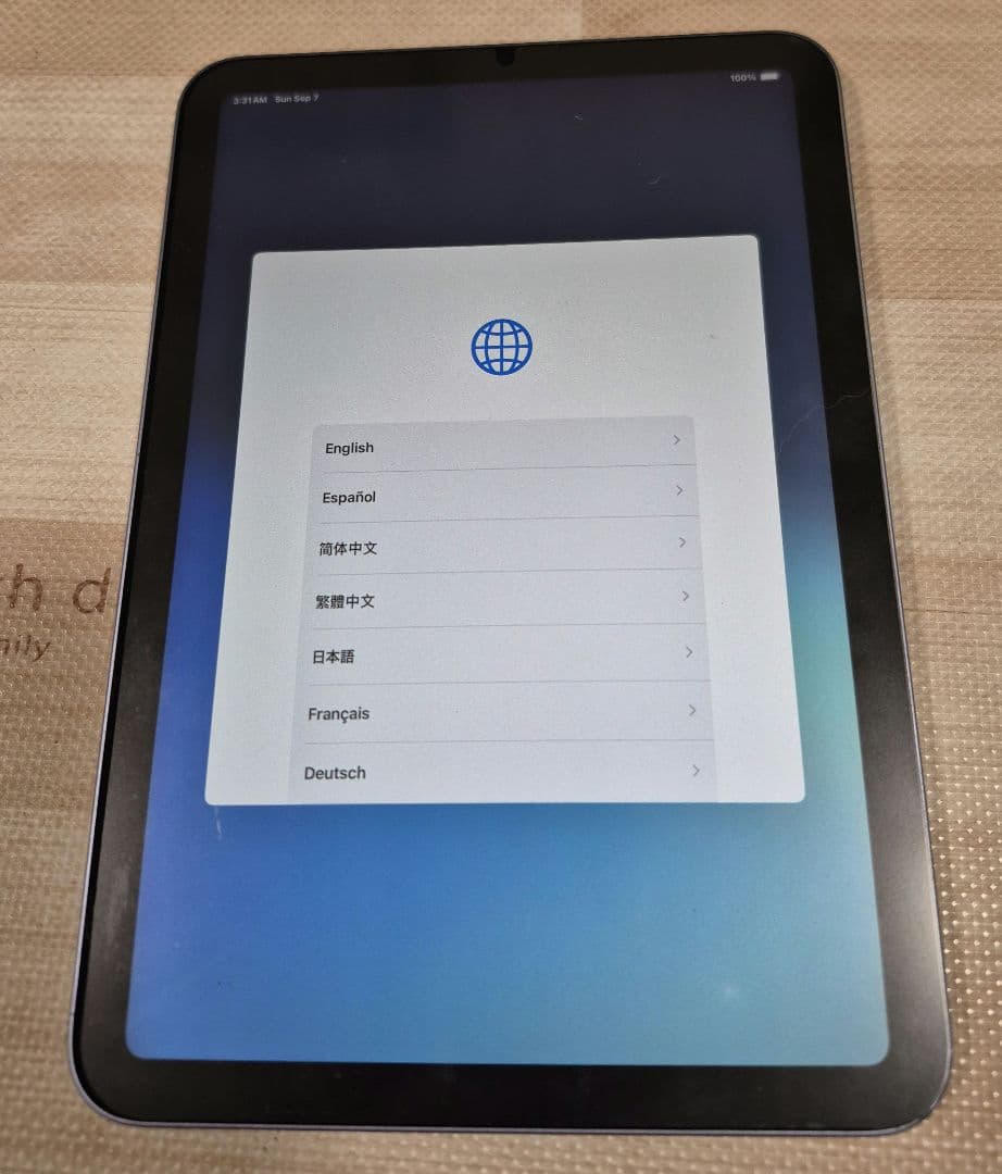iPad mini (第6世代) Purple 64GB Wifi 本体