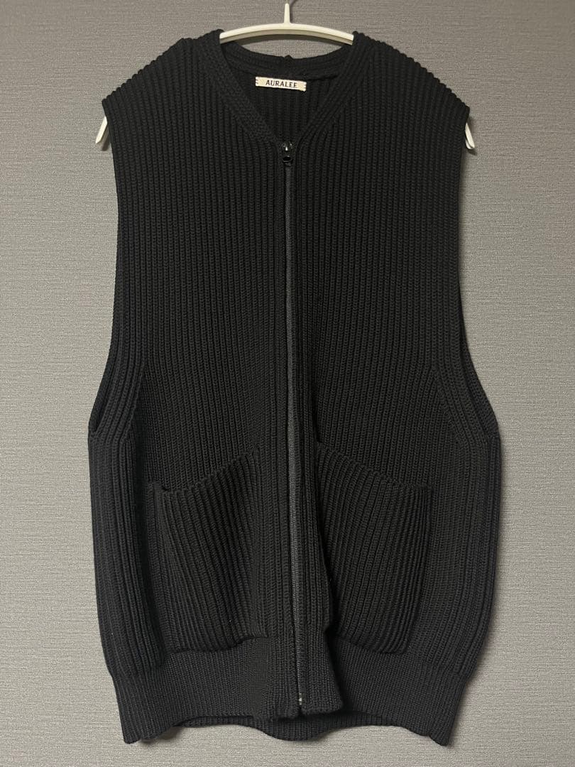 auralee ウールニットベスト