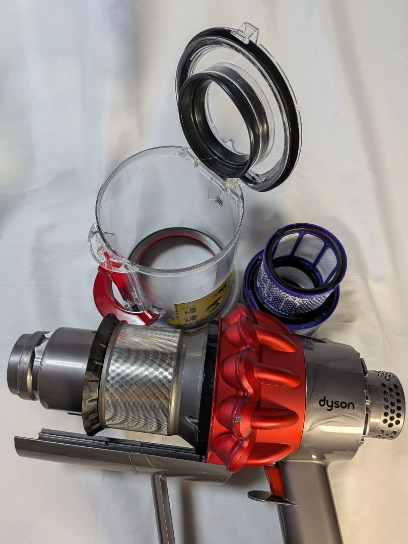 ia043　62分　ダイソン　コードレス　SV12　稼働品　分解洗浄済　動作保証