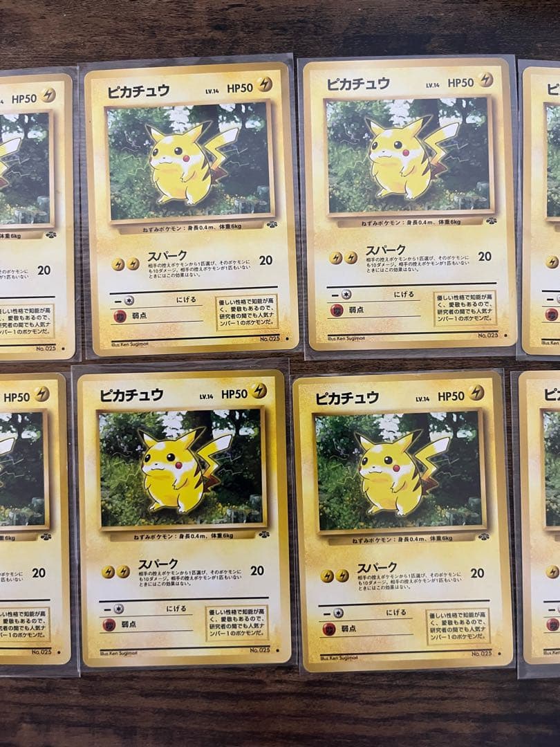 ジャングル　ピカチュウ　旧裏　１２枚