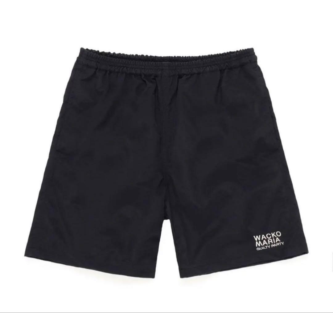 【美品】即完 WACKOMARIA BOARD SHORTS ワコマリア 黒