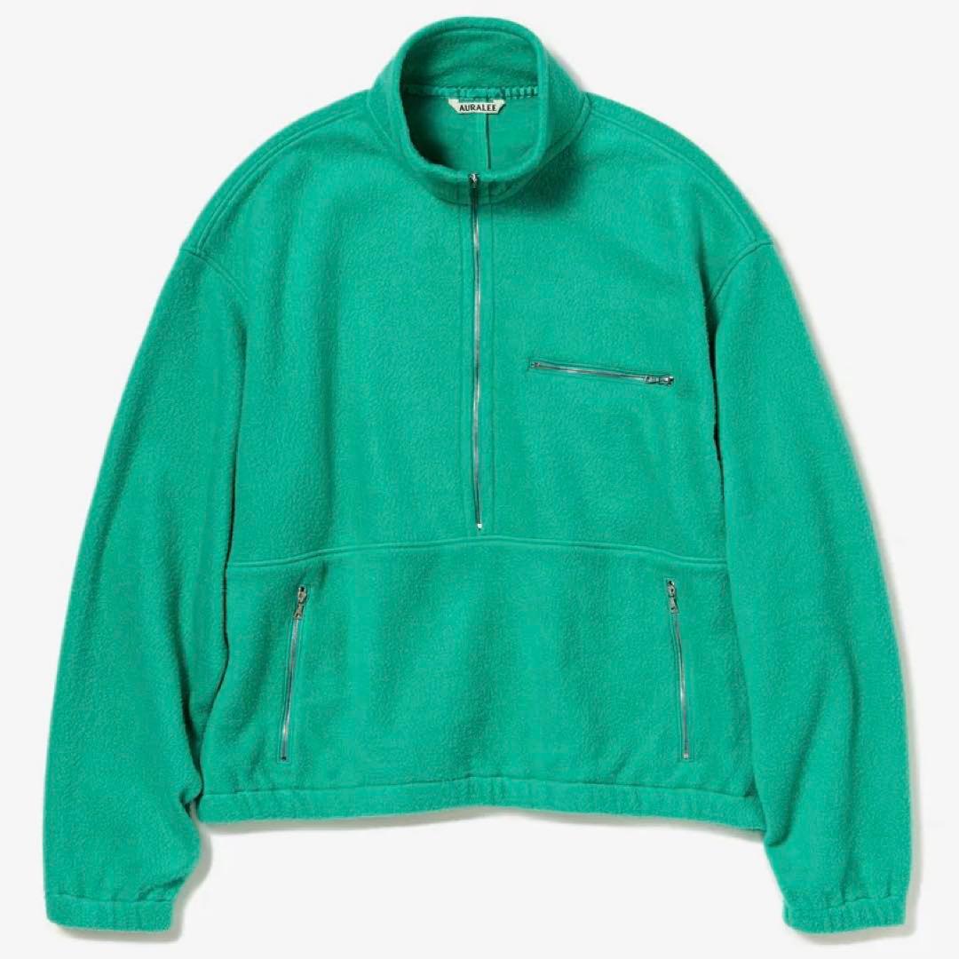 新作 Pure Silk Comfort Fleece Half Zip P/O