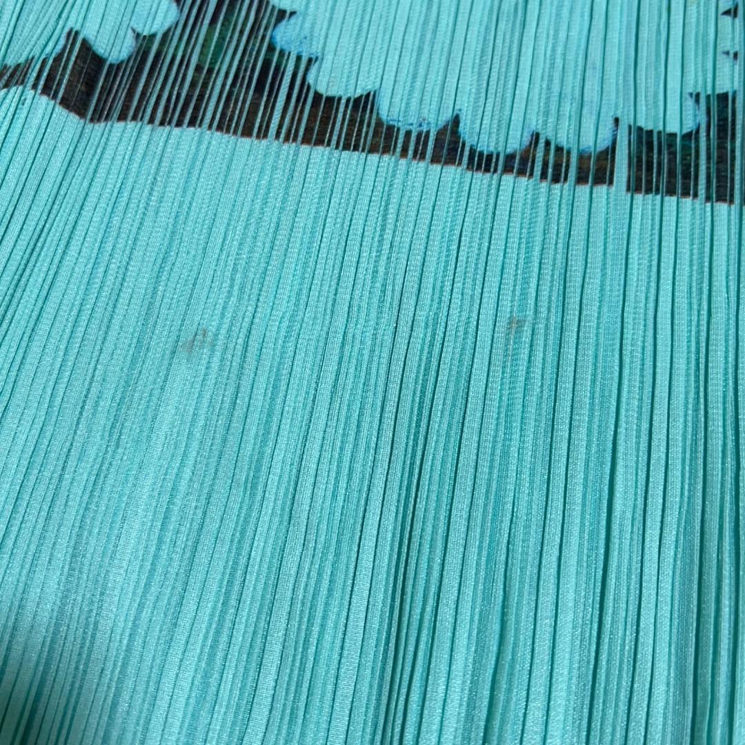 良品✨PLEATS PLEASE 転写 フラワー プリント チュニック 4