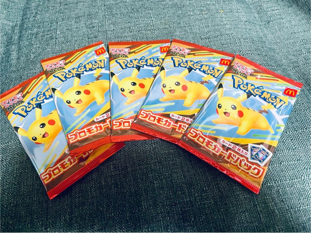 【未開封】 ポケモン プロモカードパック マクドナルドハッピーセット 5パック