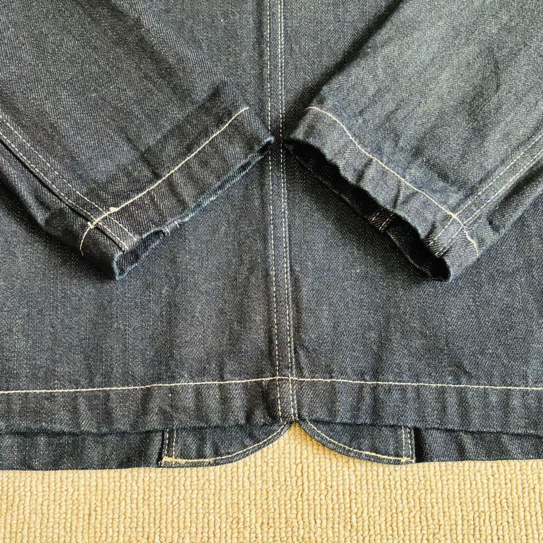 リーバイス　カバーオール　ワークジャケット　濃紺　デニム　超美品　M