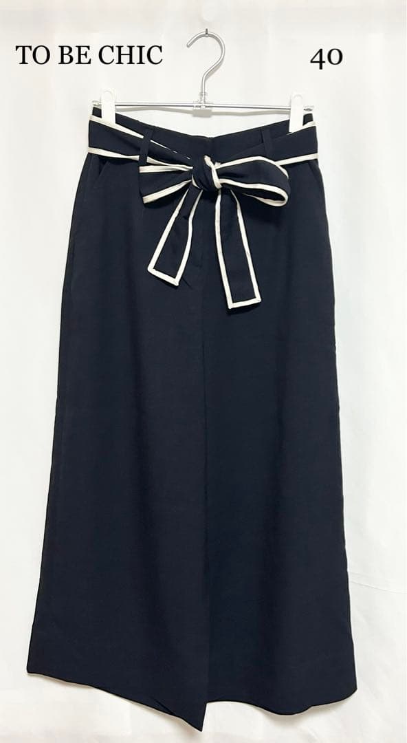 レモン 0013 TO BE CHIC トゥービーシック ガウチョパンツ