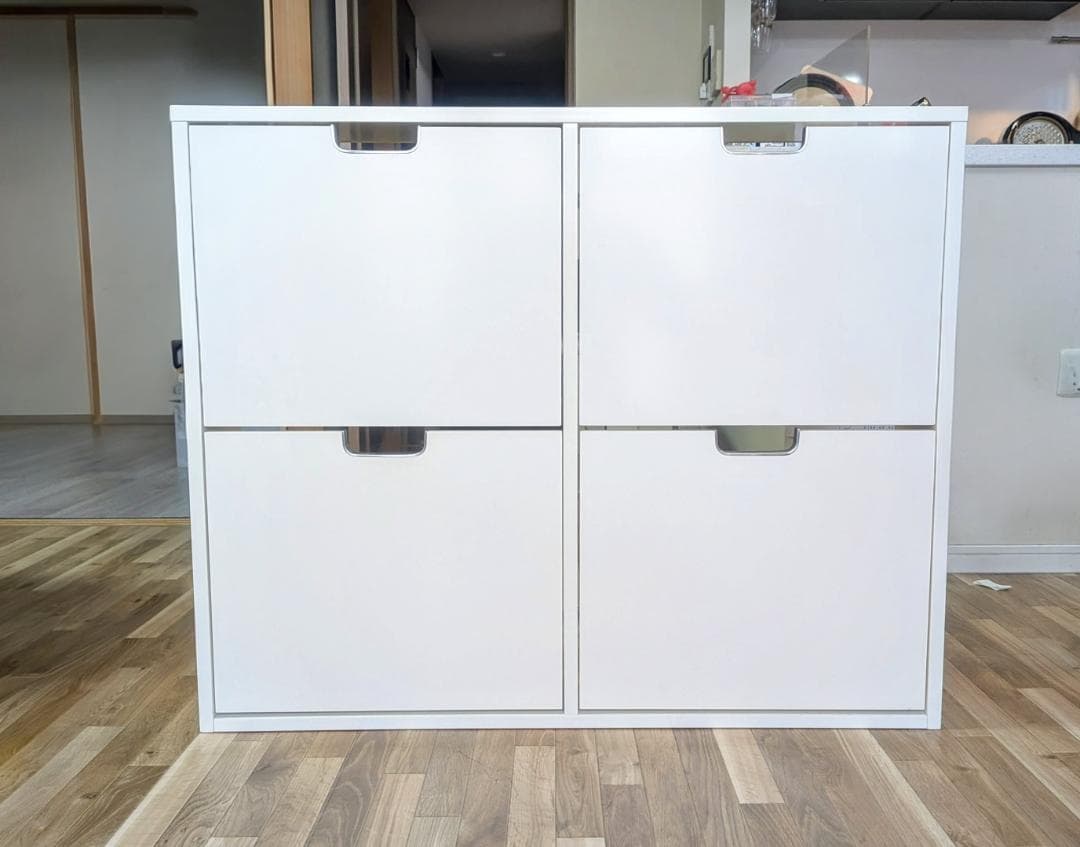 【美品・日焼けあり】IKEA STALL ステル シューズボックス スリム