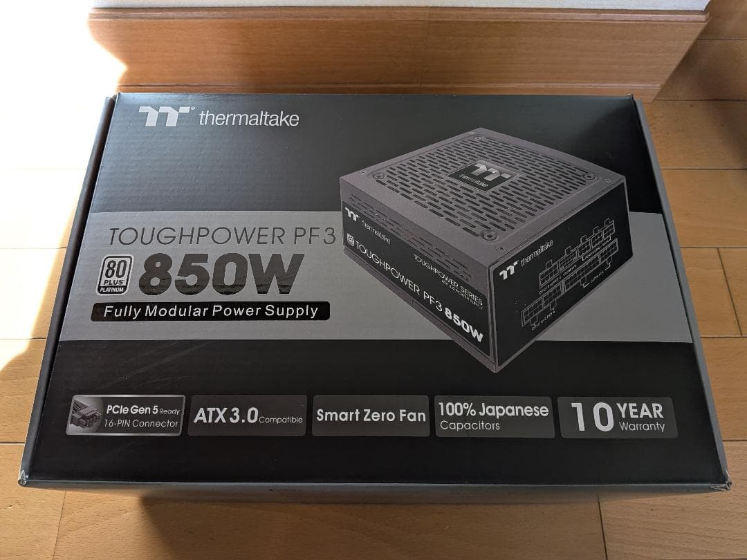 電源ユニット Toughpower PF3 850W 80PLUS Platinum