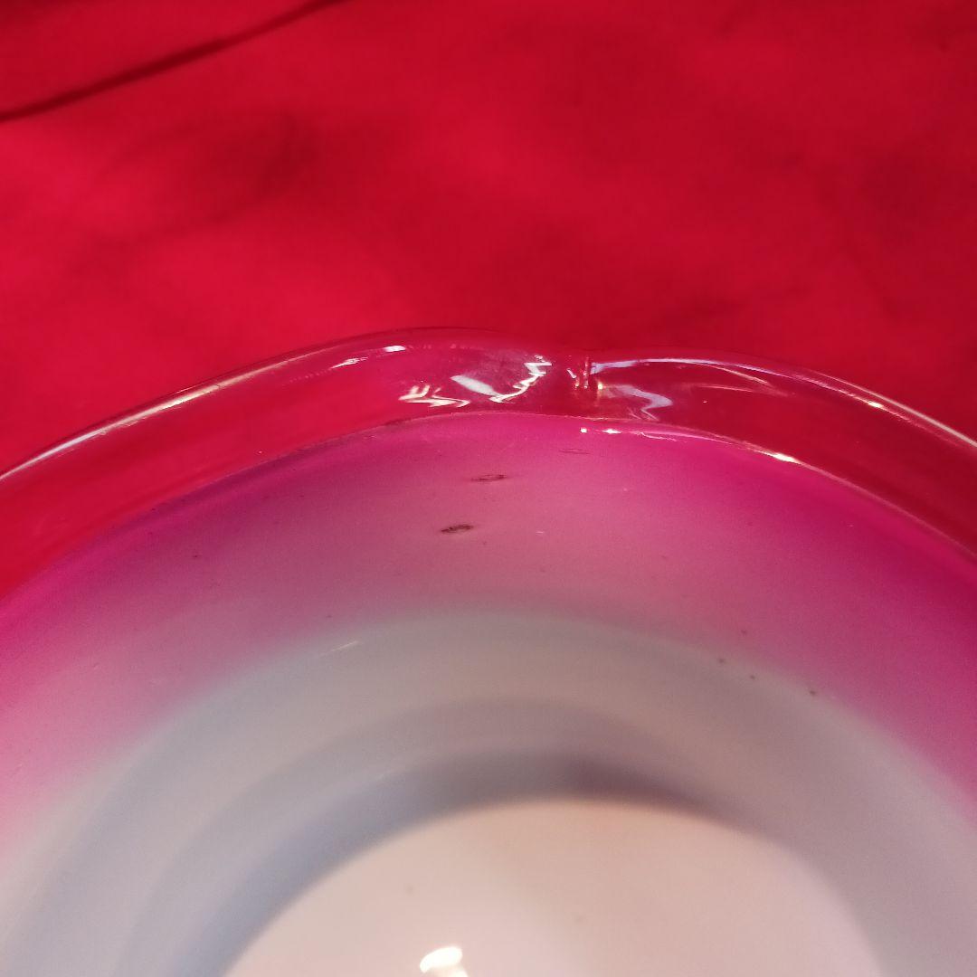 大正時代　ガラス　脚付き鉢　希少