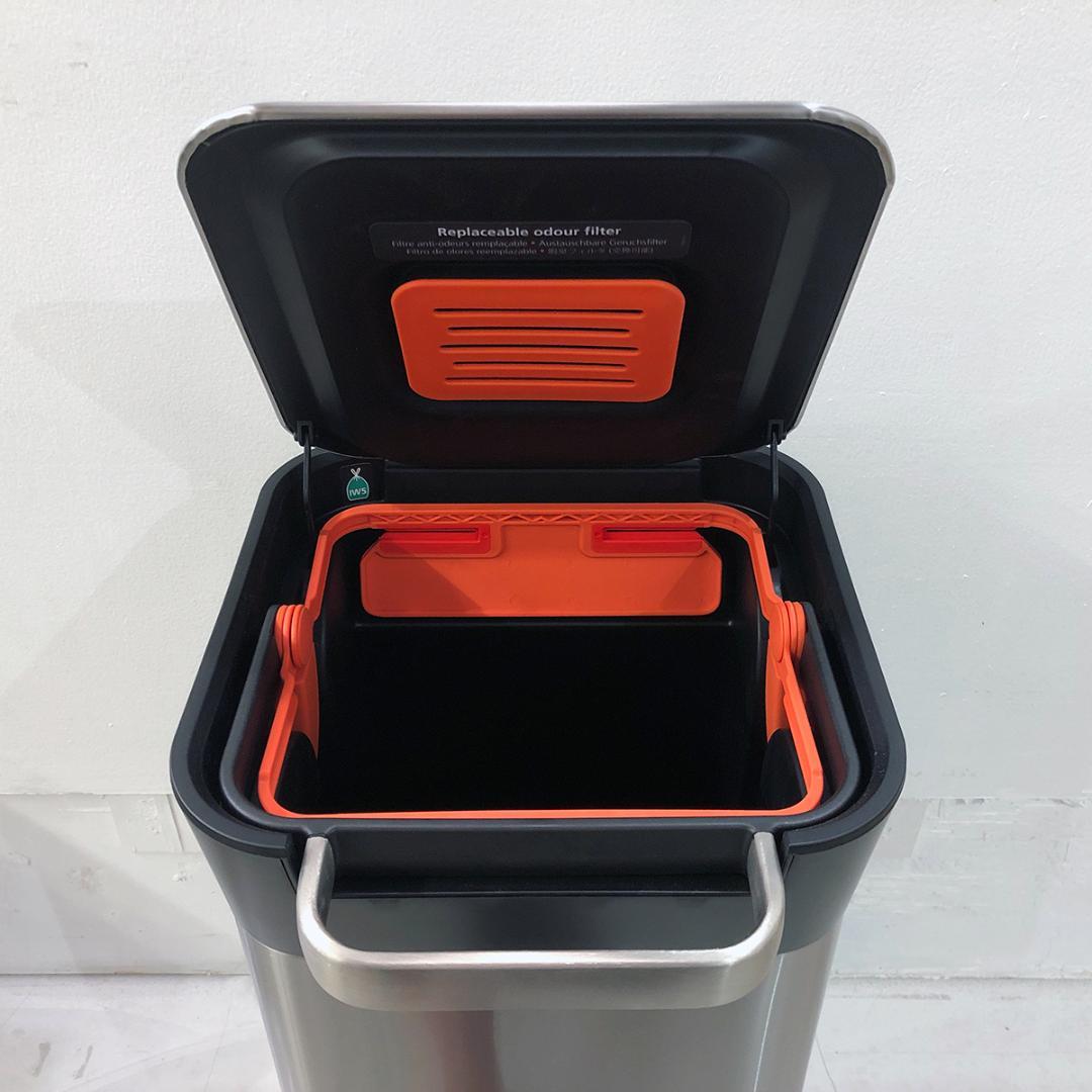 完売品 Joseph Joseph ゴミ箱 クラッシュBOX ステンレス 20L