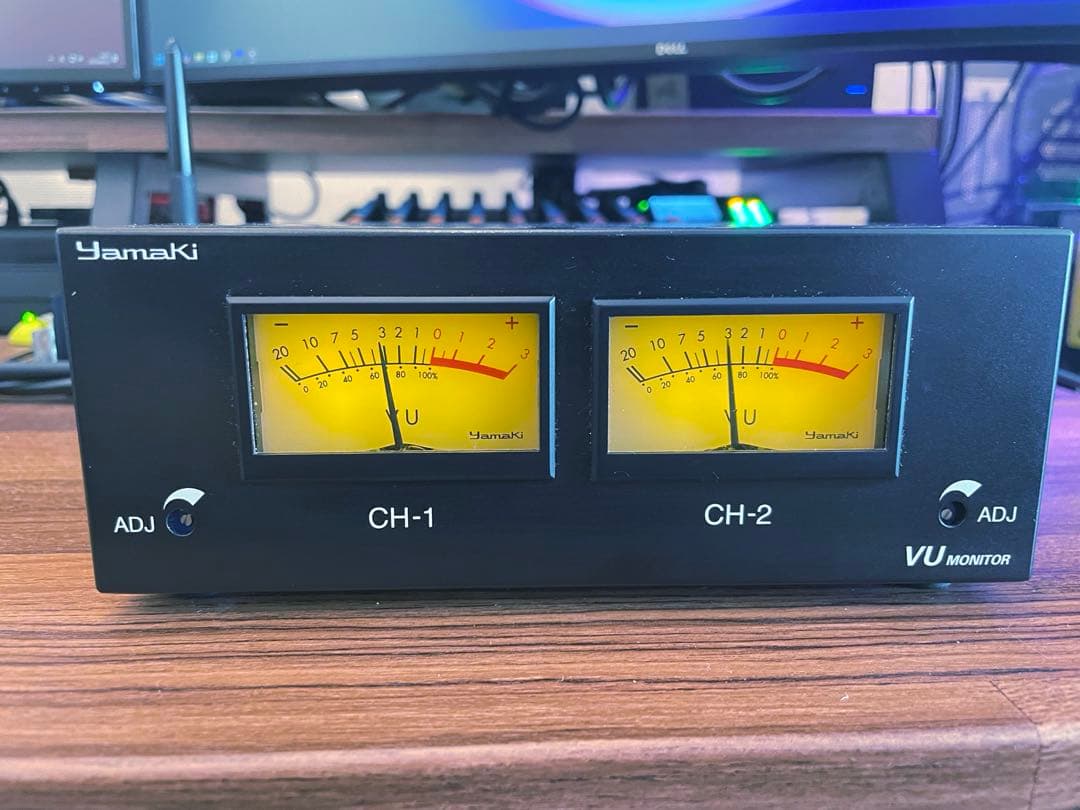【完動品】Yamaki 2chアナログVUモニタ VUM-A62P