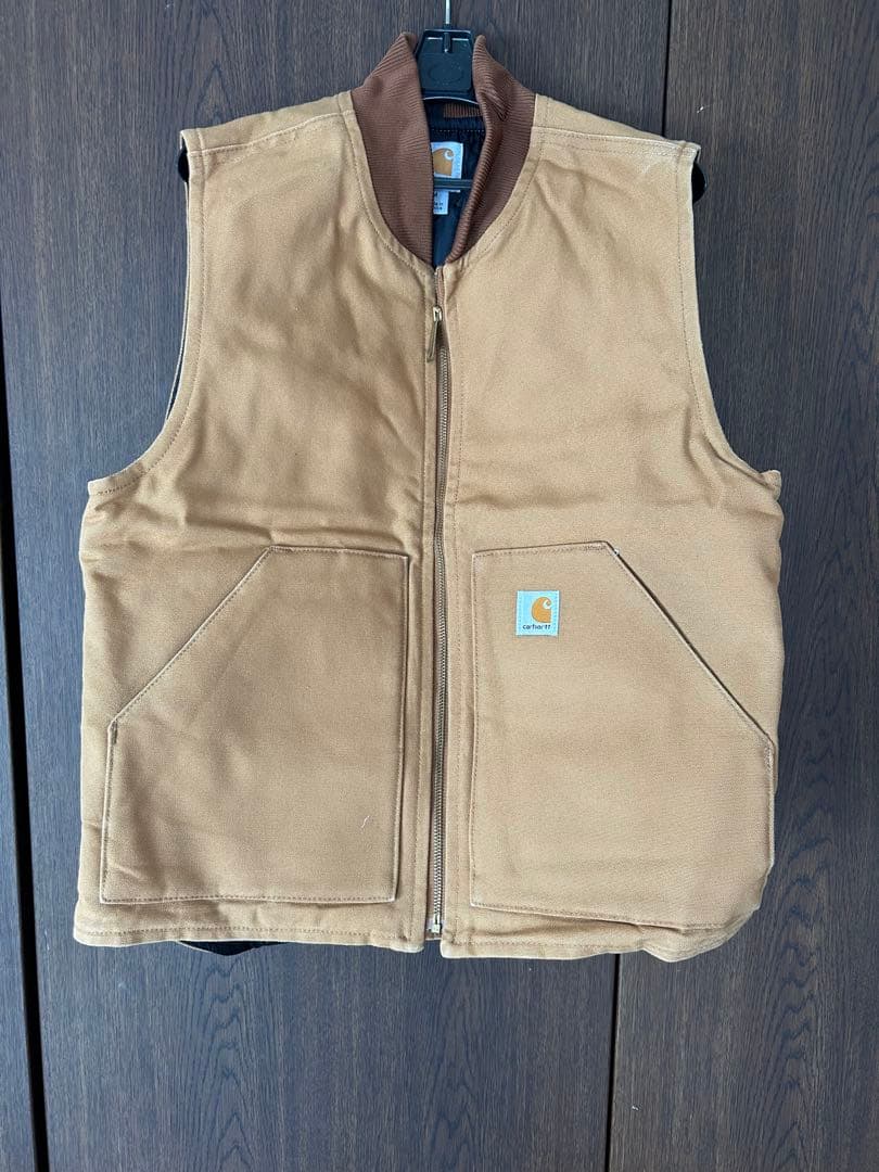 Carhartt ブラウン ダウンベスト Mサイズ