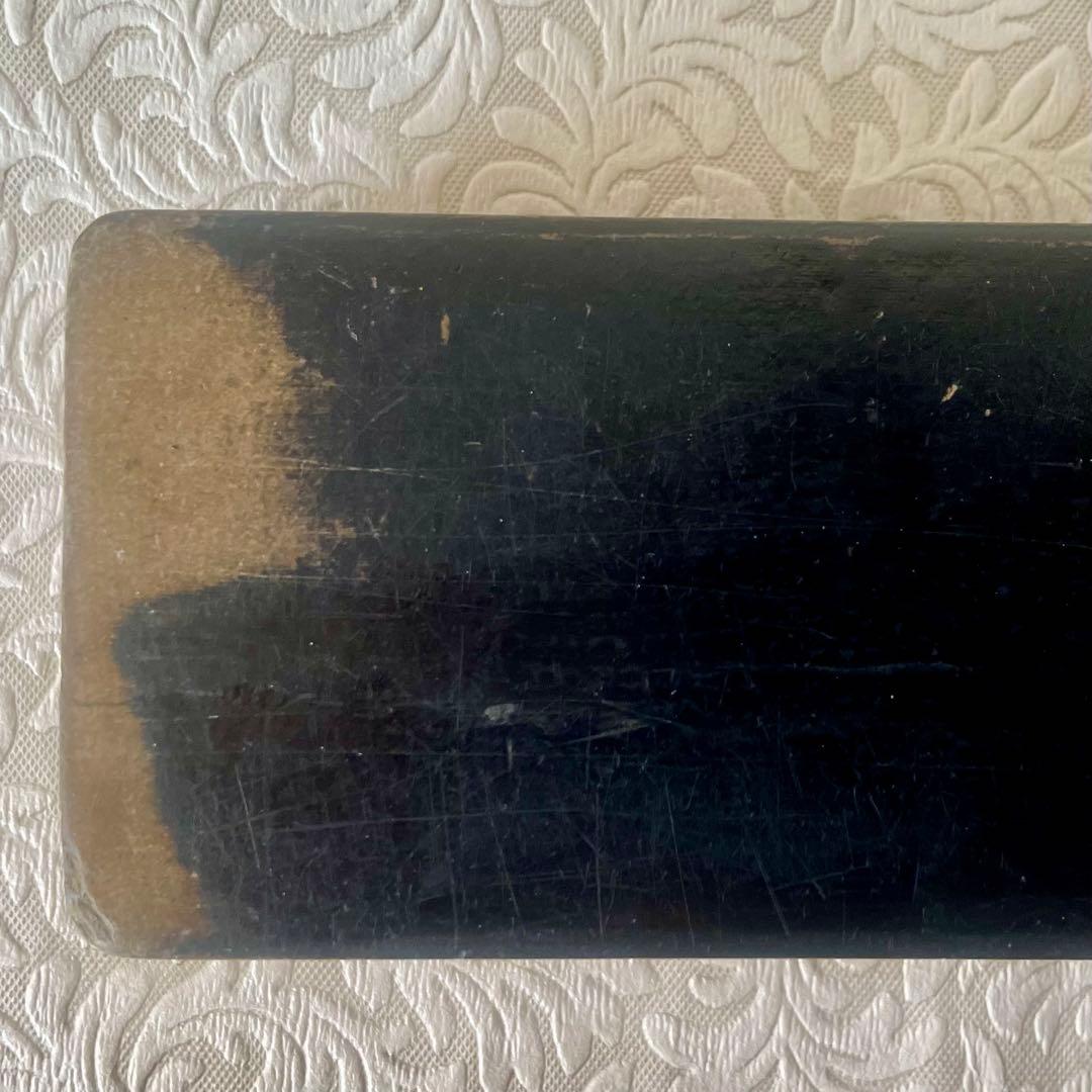 パピエマシェ小鳥柄ペンケース 筆箱　フランスアンティーク 雀　スズメ　バード