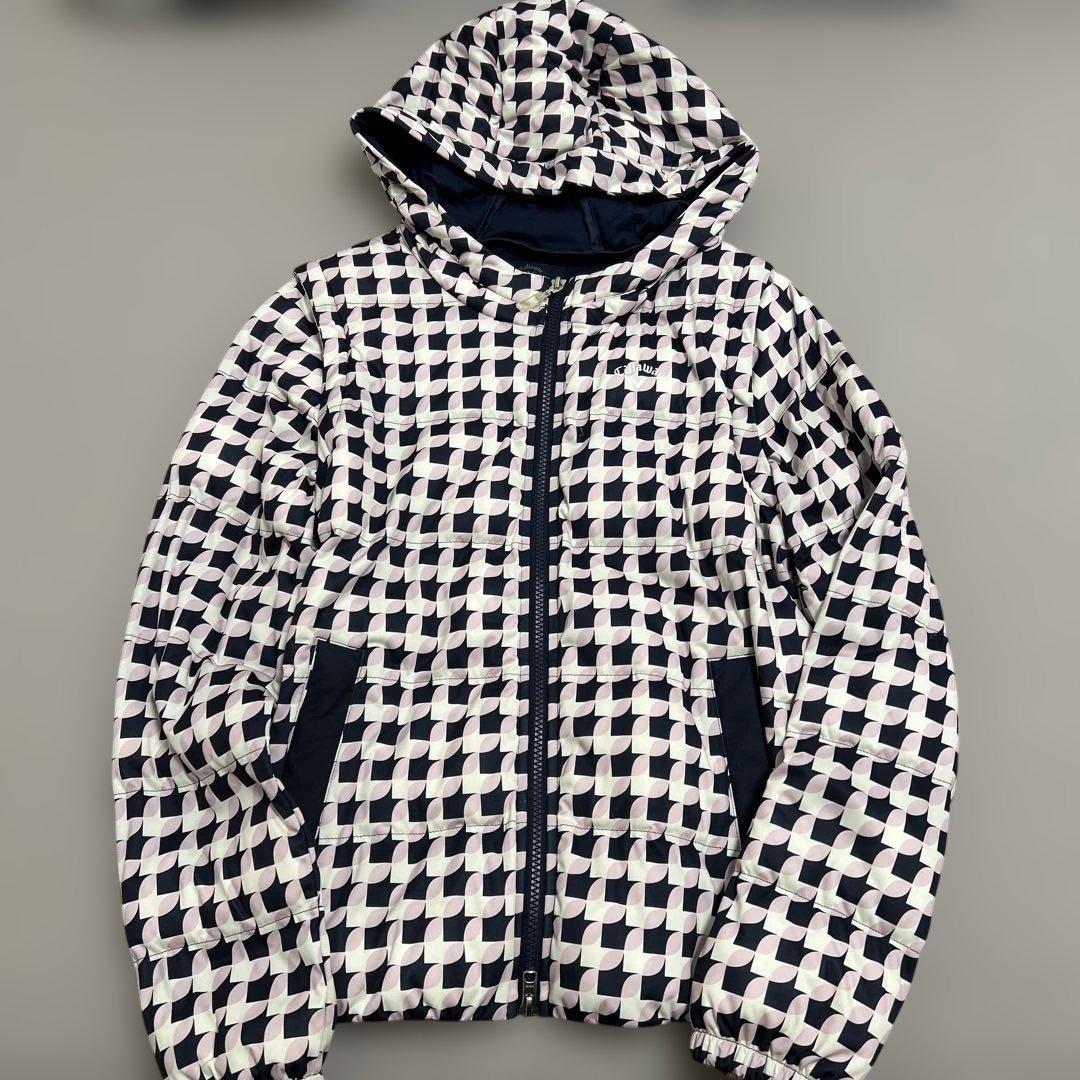 Callaway 千鳥柄　ダウンジャケットM