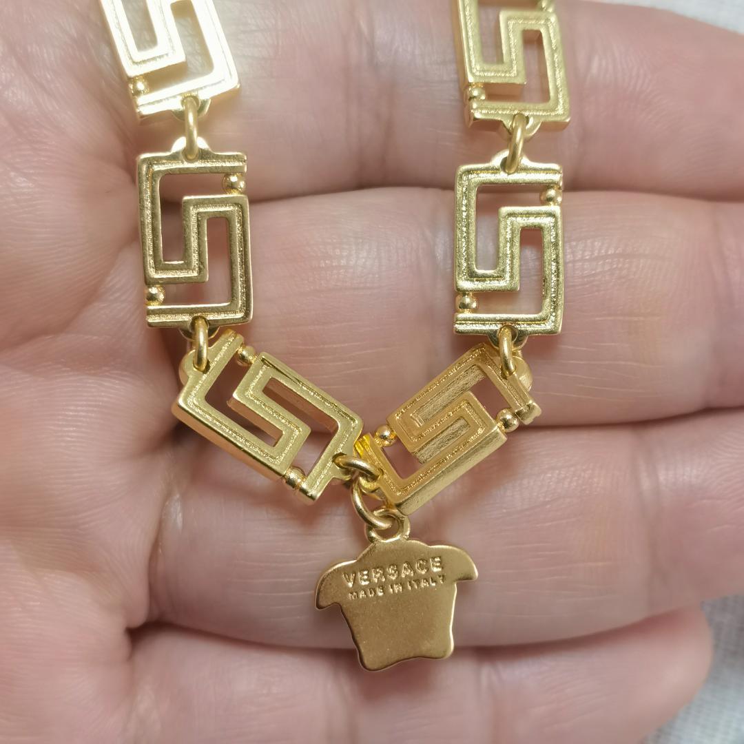 ヴェルサーチェ VERSACE グリークマニア ネックレス