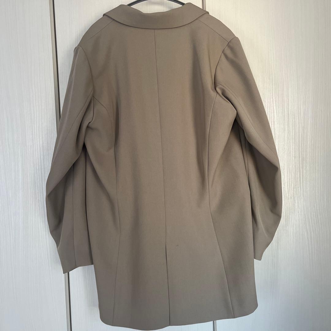 カプリシュレマージュ【ロングセラーアイテム】Wテーラージャケット グレージュ