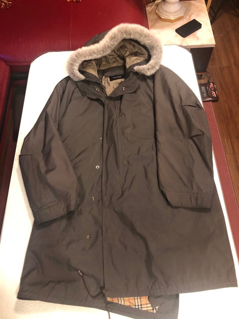 バーバリーブラックレーベル　モッズコート