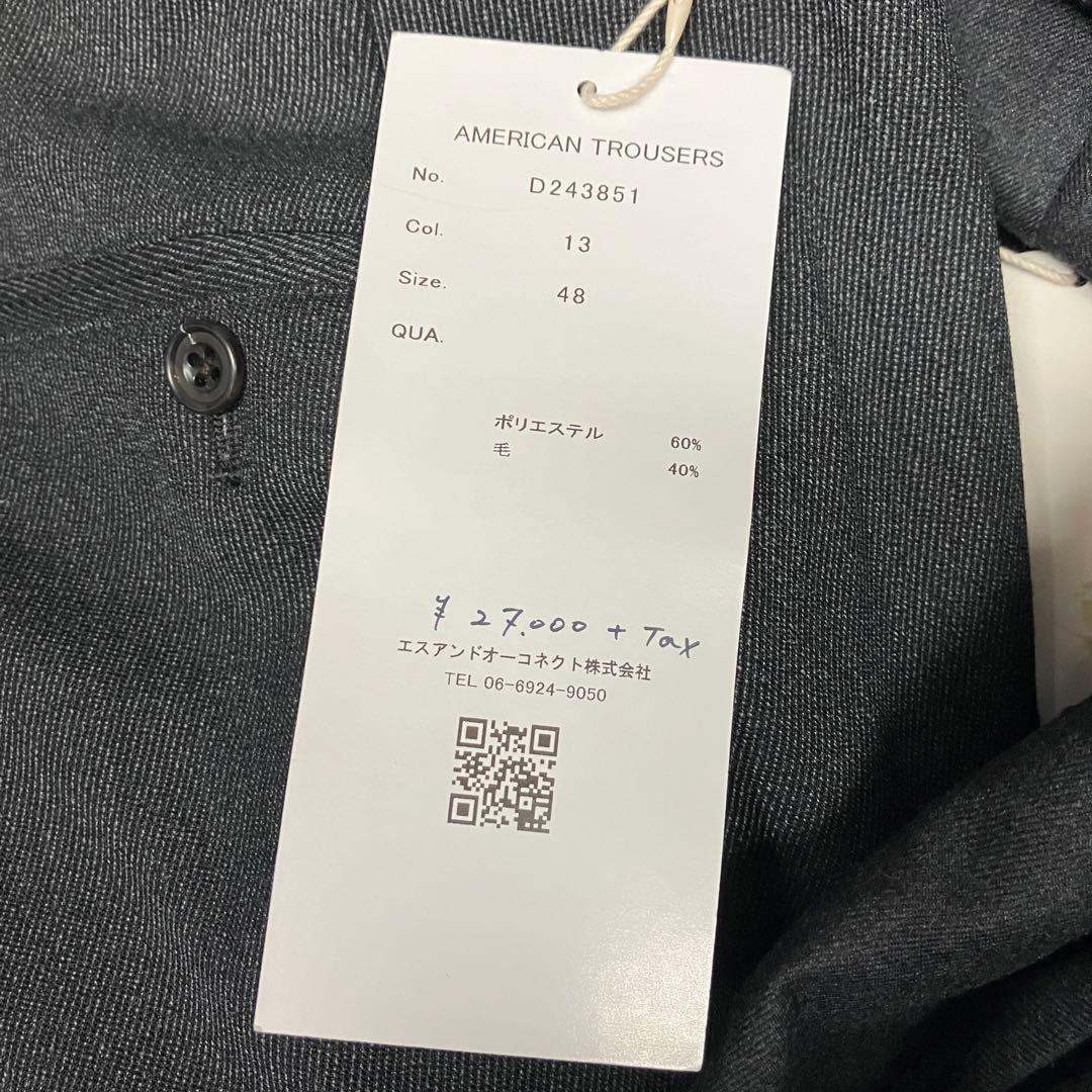 新品 D.C.WHITE キャバルリーツイル AMERICAN TROUSER