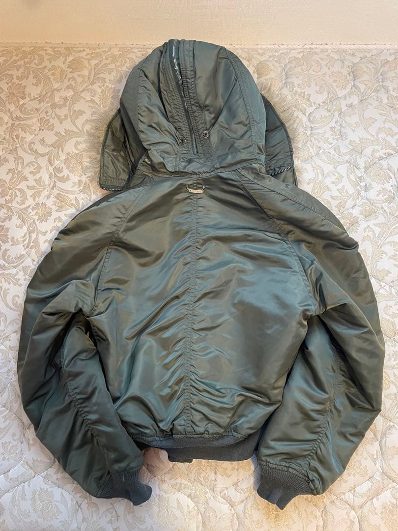 【美品】n-2b jacket L ポーカーズアツム　military