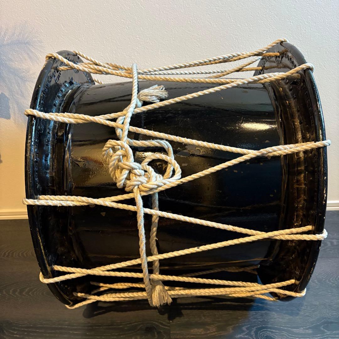 盛岡 さんさ太鼓 一尺七寸 1尺7寸 直径 約51cm　和太鼓 バチ付