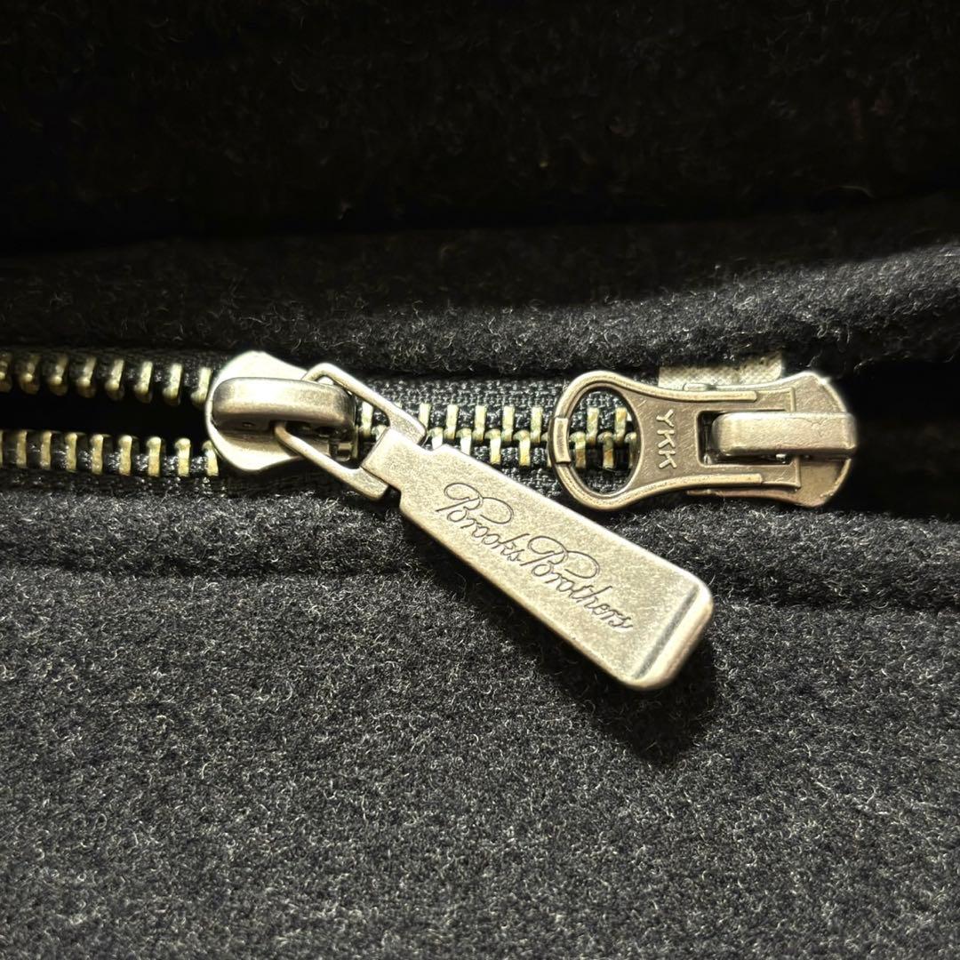 【極美品】ブルックスブラザーズ　ダッフルコート　チェック　フード　ウール