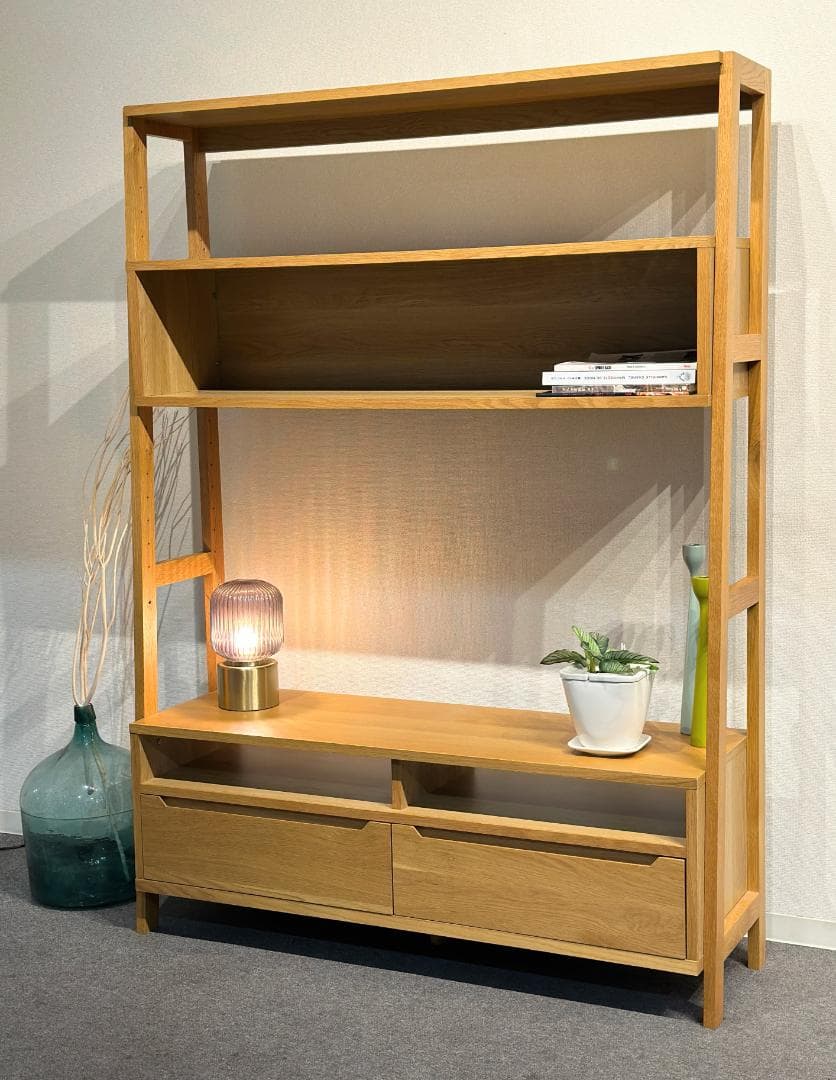 ■unico■ELEMT　AVミドルボード　シェルフ　テレビ台　ディスプレイ　棚