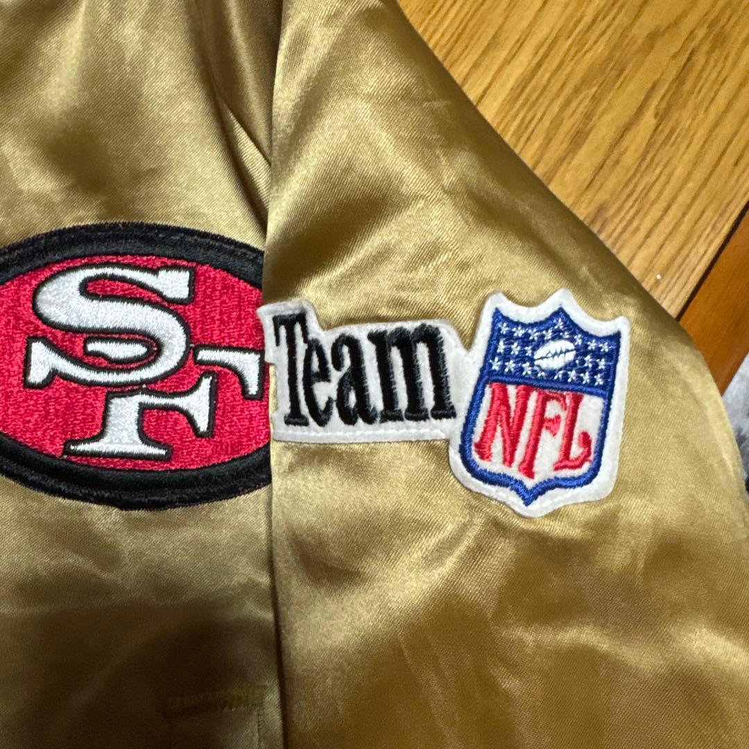 80s 90s Chalk Lineスタジャン USA製 長瀬智也 6-7サイズ