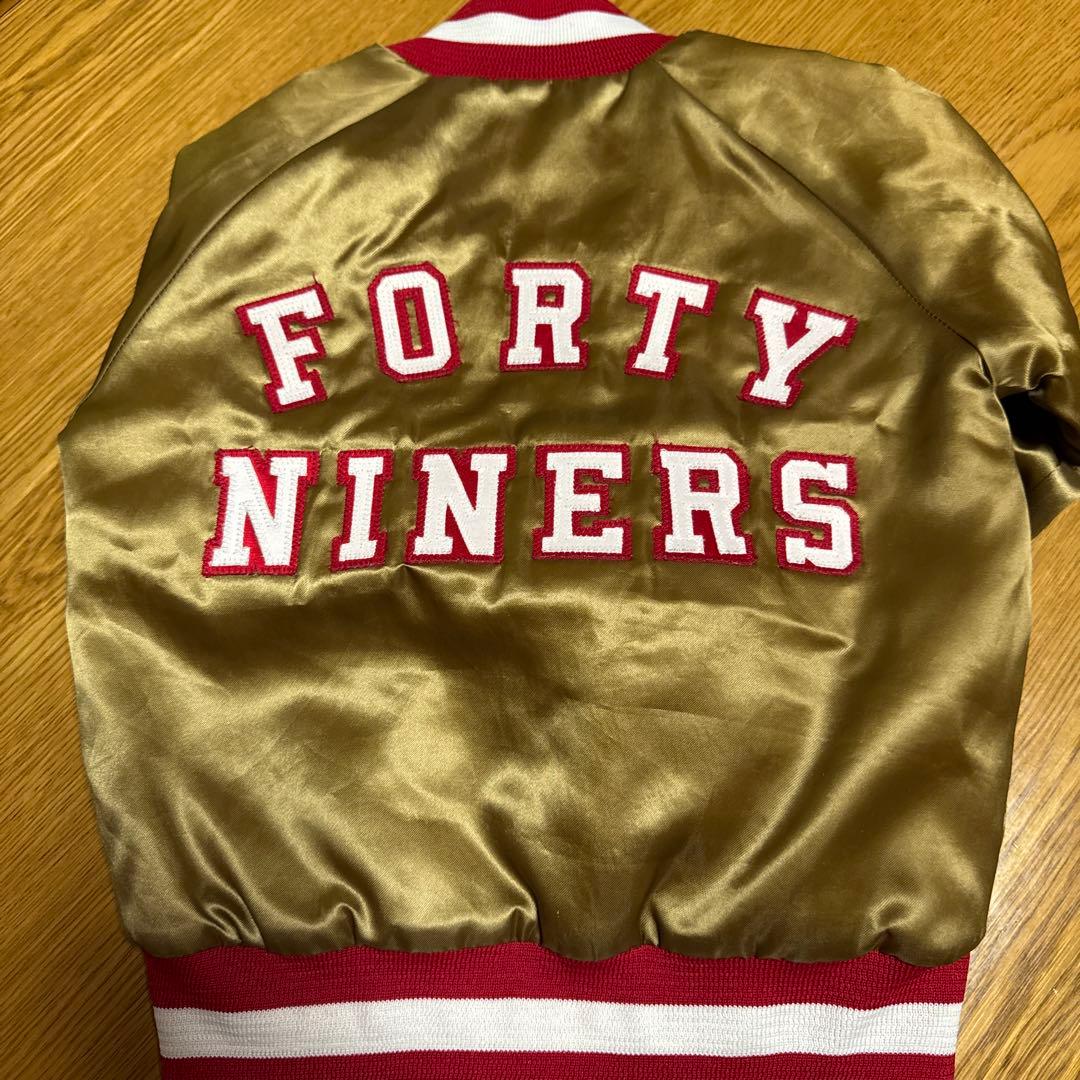 80s 90s Chalk Lineスタジャン USA製 長瀬智也 6-7サイズ