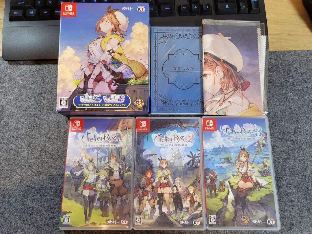 【Switch版】ライザのアトリエ1 2 3 セット-限定ダブルパックグッズ付き