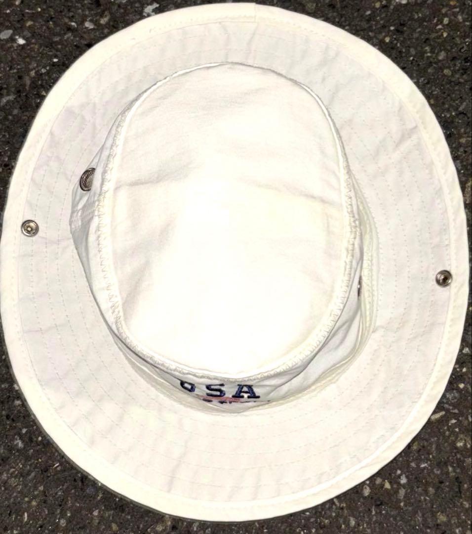 プ*読様 レア　90s usa POLO SPORT バケットハット ラルフロー