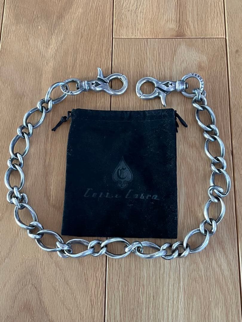 ケルトアンドコブラ　ウォレットチェーン　ダブルクリップ