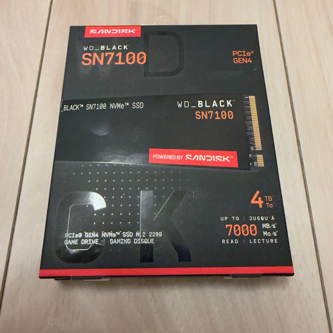 【新品未開封】 WD BLACK SN7100 4TB