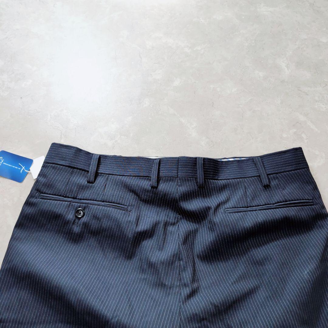 【新品】アオヤマ　高級ライン　HILTON×TORAY XL　濃紺　ストライプ