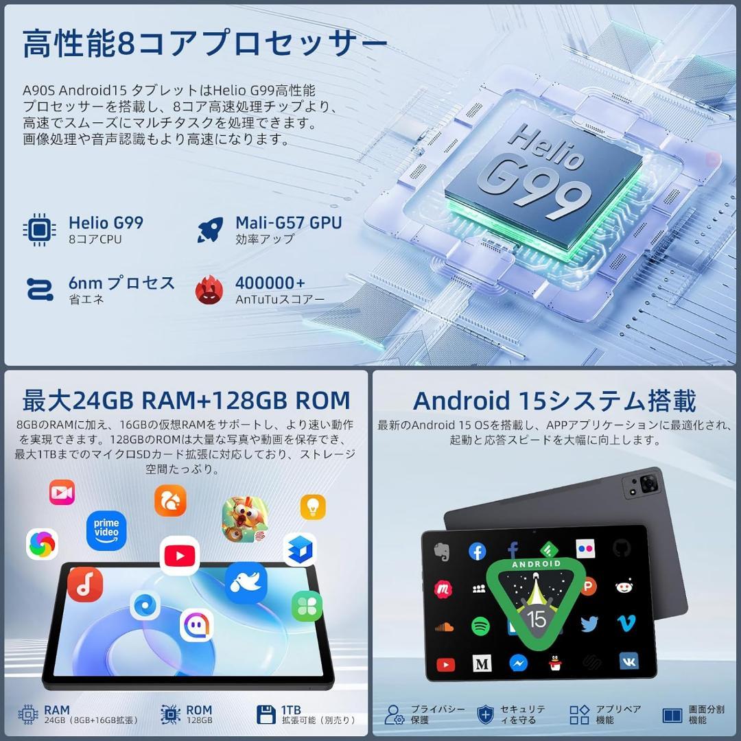 【R1727-96-330】タブレット 11インチ SIMフリーWi-Fiモデル