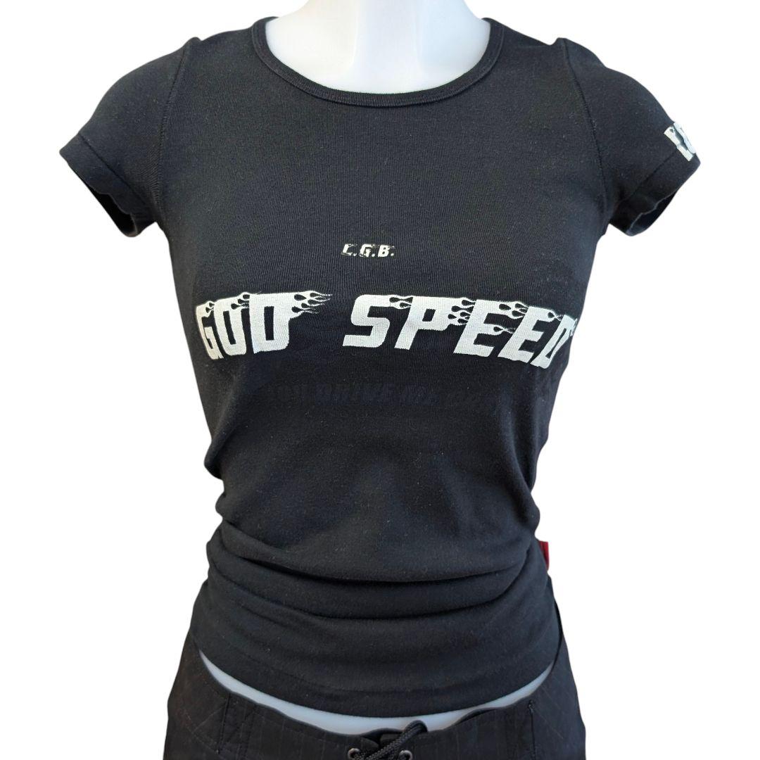 LGB 希少 GOD SPEED ブラック Ｔシャツ 黒 XS カットソー