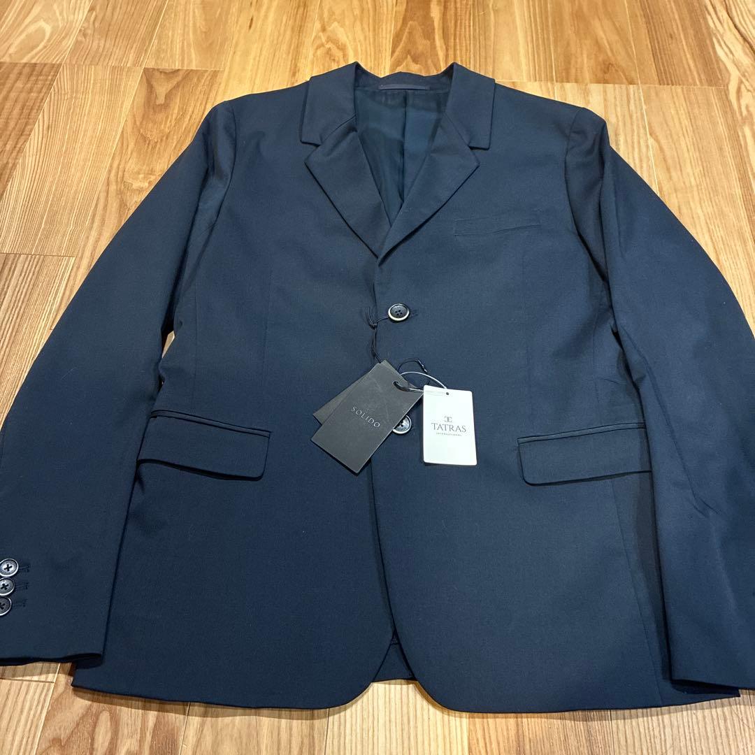 【未使用品】SOLIDO スーツ　セットアップ ネイビー